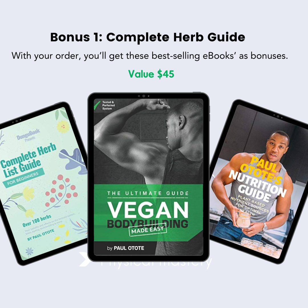 Herbs for muscle growth & strength course